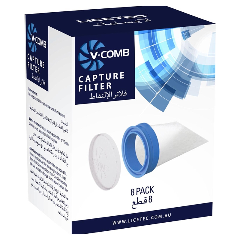 buy online Licetec V-Comb Capture Filters 8/Pkt   Qatar Doha