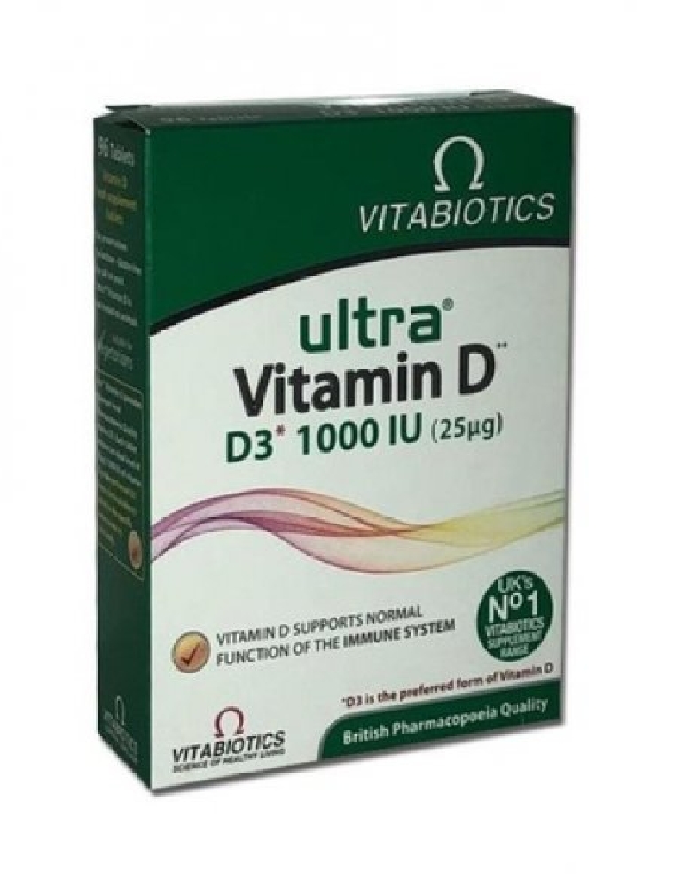 buy online Ultra Vitamin D3 (1000Iu) Tablets 96'S   Qatar Doha