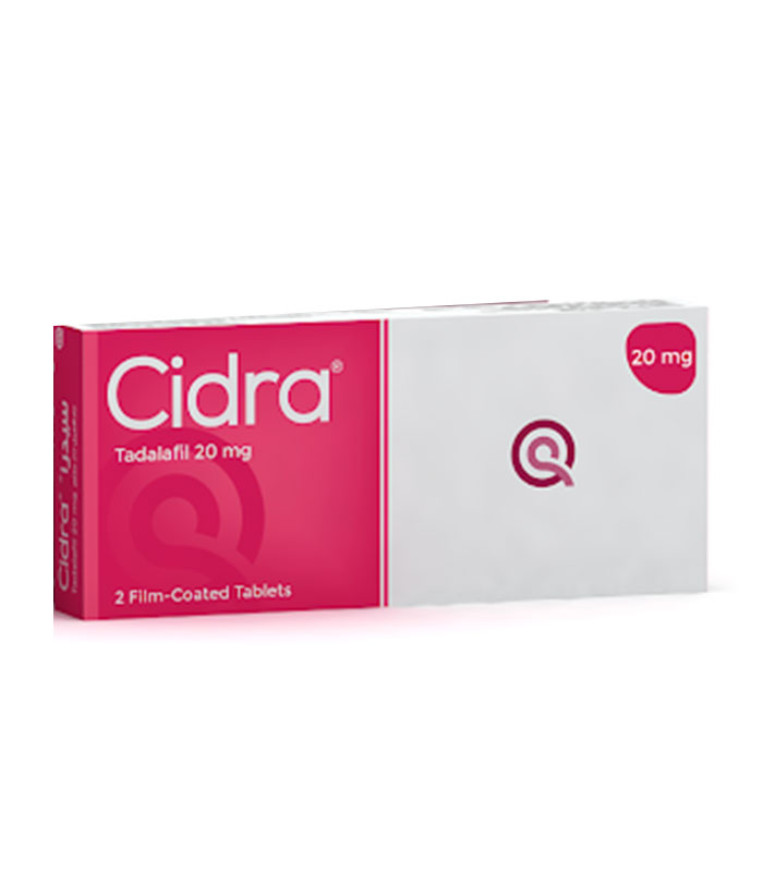 Cidra 20 Mg Tablet 2.s product available at family pharmacy online buy now at qatar doha