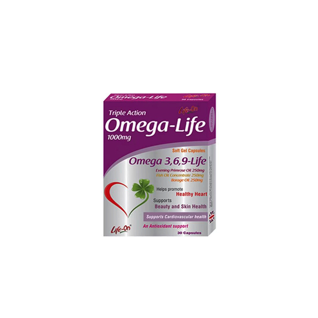buy online Life On Tripple Action Omega Life Capsule 30'S	   Qatar Doha