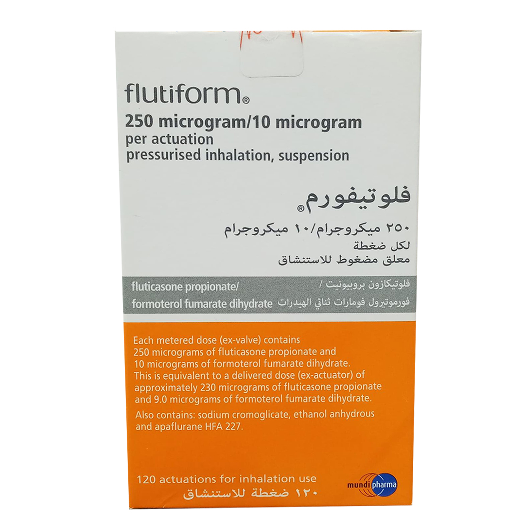 buy online Flutiform 250Mcg/10Mcg Inhalation Suspension   Qatar Doha