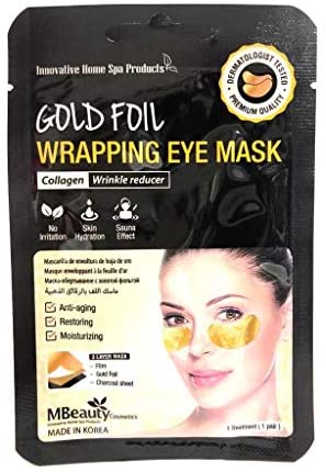 Gold Foil Wrapping Face Mask product available at family pharmacy online buy now at qatar doha