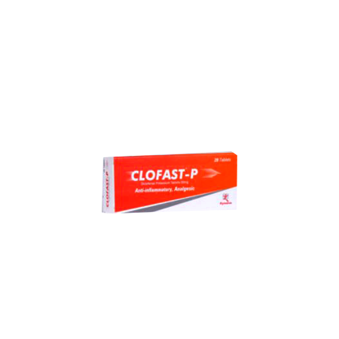 buy online Clofast -P 50 Mg Tablet 20'S 1  Qatar Doha
