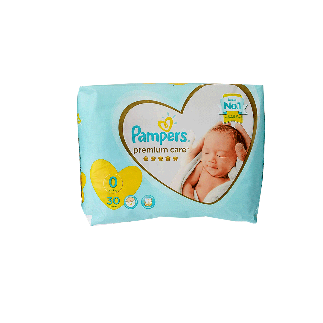 buy online PAMPERS PREMIUM CARE S0-(<2.5 KG) NEW BORN- 30'S 1  Qatar Doha