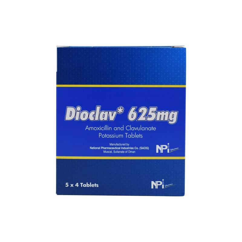 buy online Dioclav 625 Mg Tablet 20'S   Qatar Doha