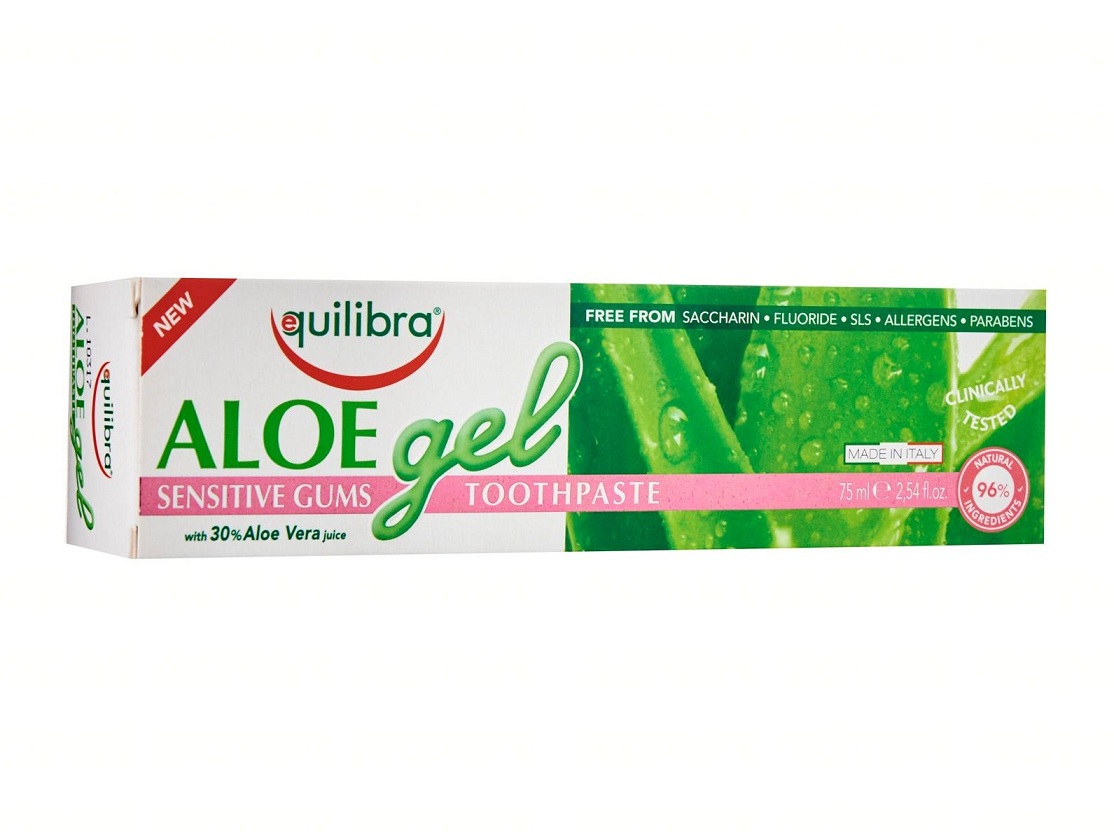 buy online Equilibra Aloe Gel Tooth Paste 75Ml Assorted   Qatar Doha
