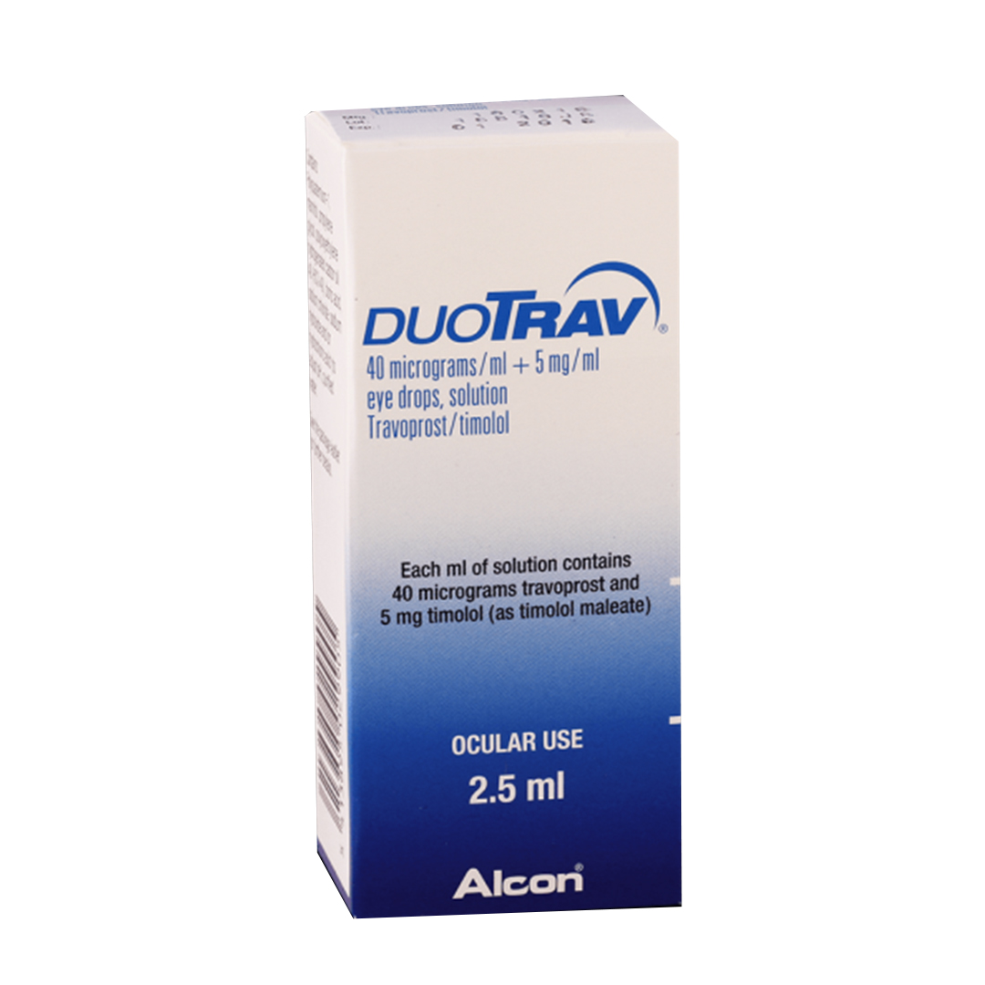 buy online Duotrav Eye Drops 2.5ml   Qatar Doha