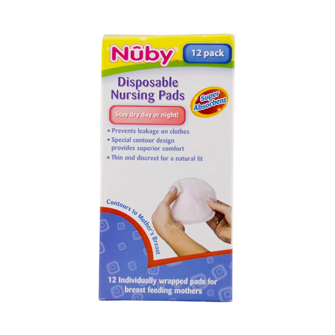 Nuby Disposable Breat Pads 12Pcs product available at family pharmacy online buy now at qatar doha