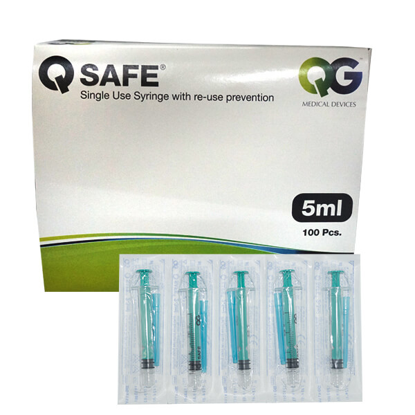buy online 	Syringe - With Needle - Q-Safe - Q-Jet 5-6 Ml - 23G X 1 1/5  Qatar Doha