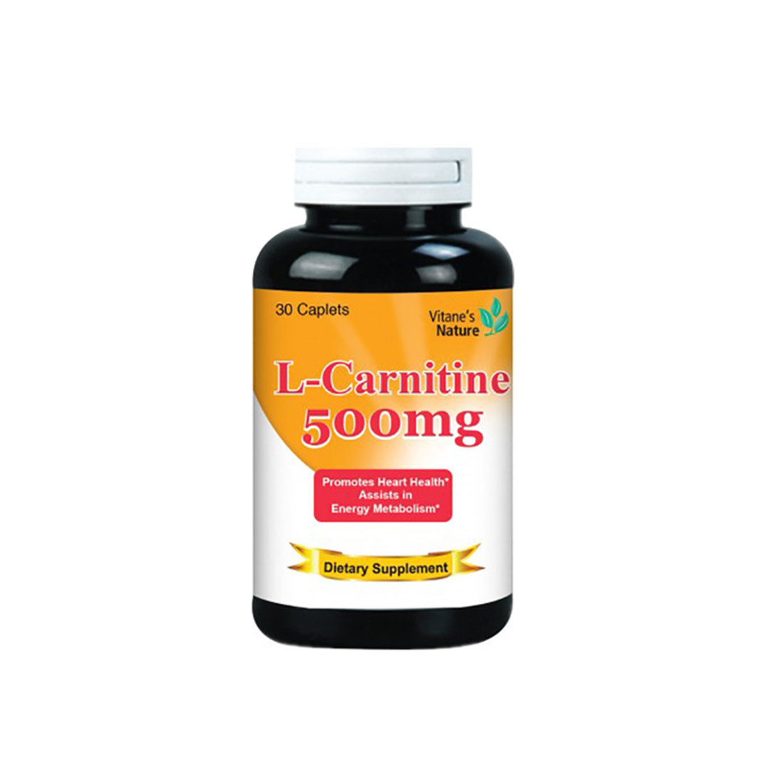 buy online L-Carnitine 500Mg Caplets 30'S Vitane'S   Qatar Doha