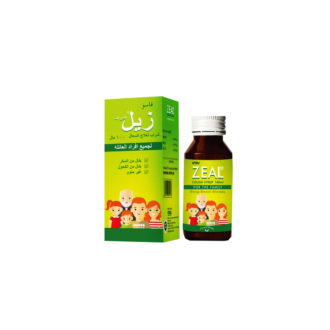 buy online Zeal Sf Cough Syrup 100Ml   Qatar Doha