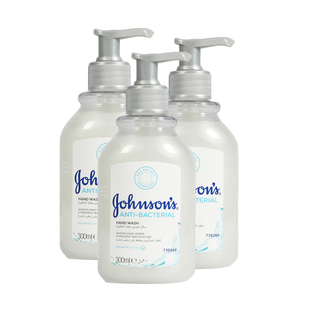 buy online J&j Anti.bact.hand Wash Seasalt 300ml   Qatar Doha