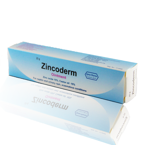 buy online Zincoderm Ointment 25gm Tube(qatar Pharma)   Qatar Doha