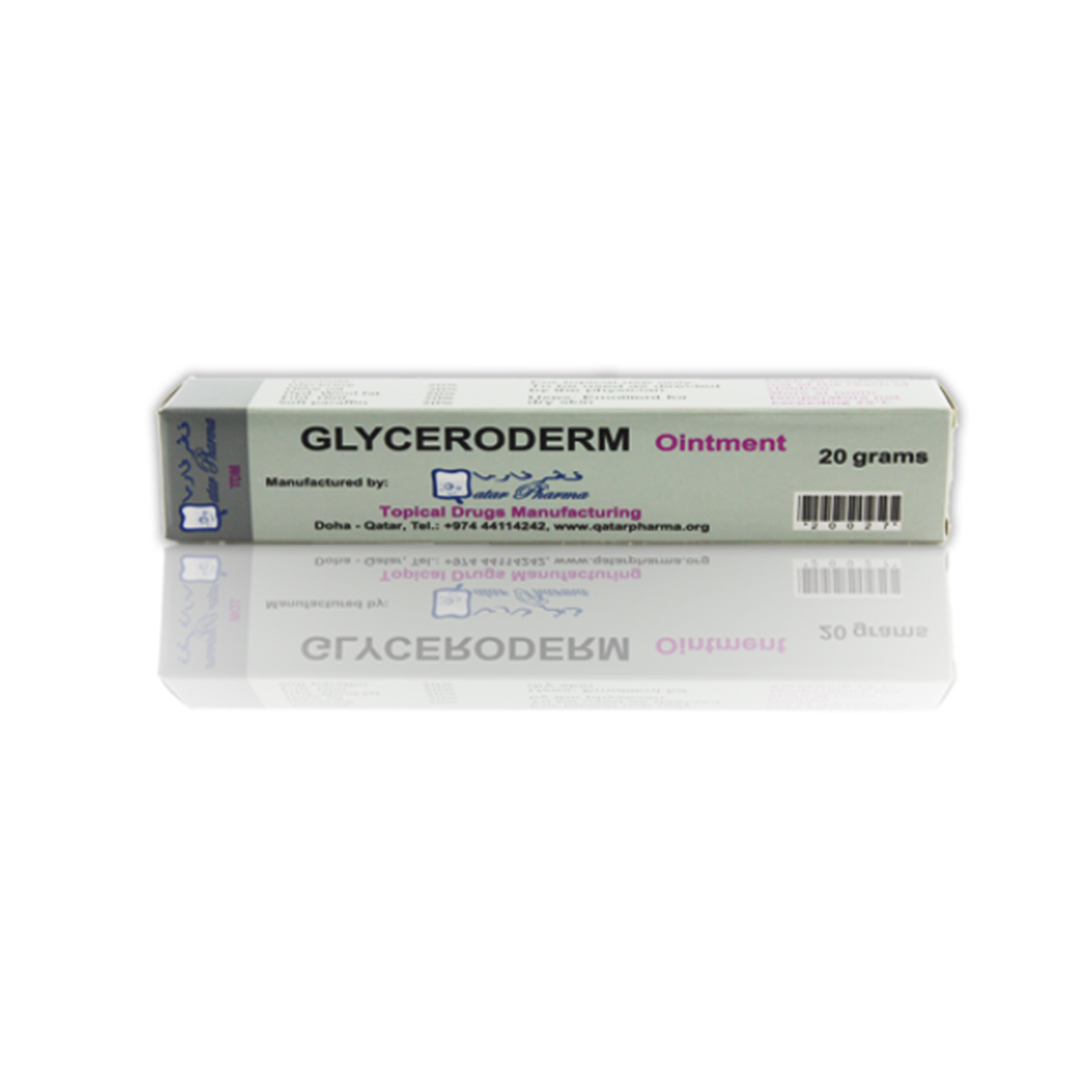 Glyceroderm Ointment 20gm #qatar Pharma product available at family pharmacy online buy now at qatar doha