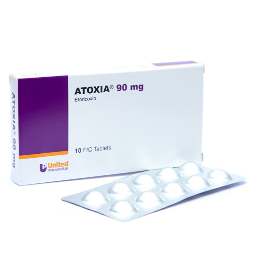 buy online Atoxia 90Mg F/C Tablet 10'S   Qatar Doha