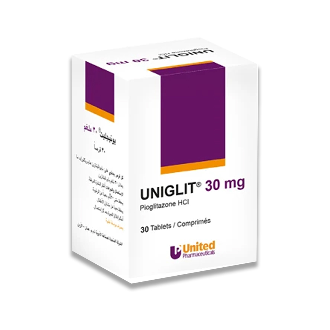 buy online Uniglit 30 Mg Tablet 30's 30mg  Qatar Doha