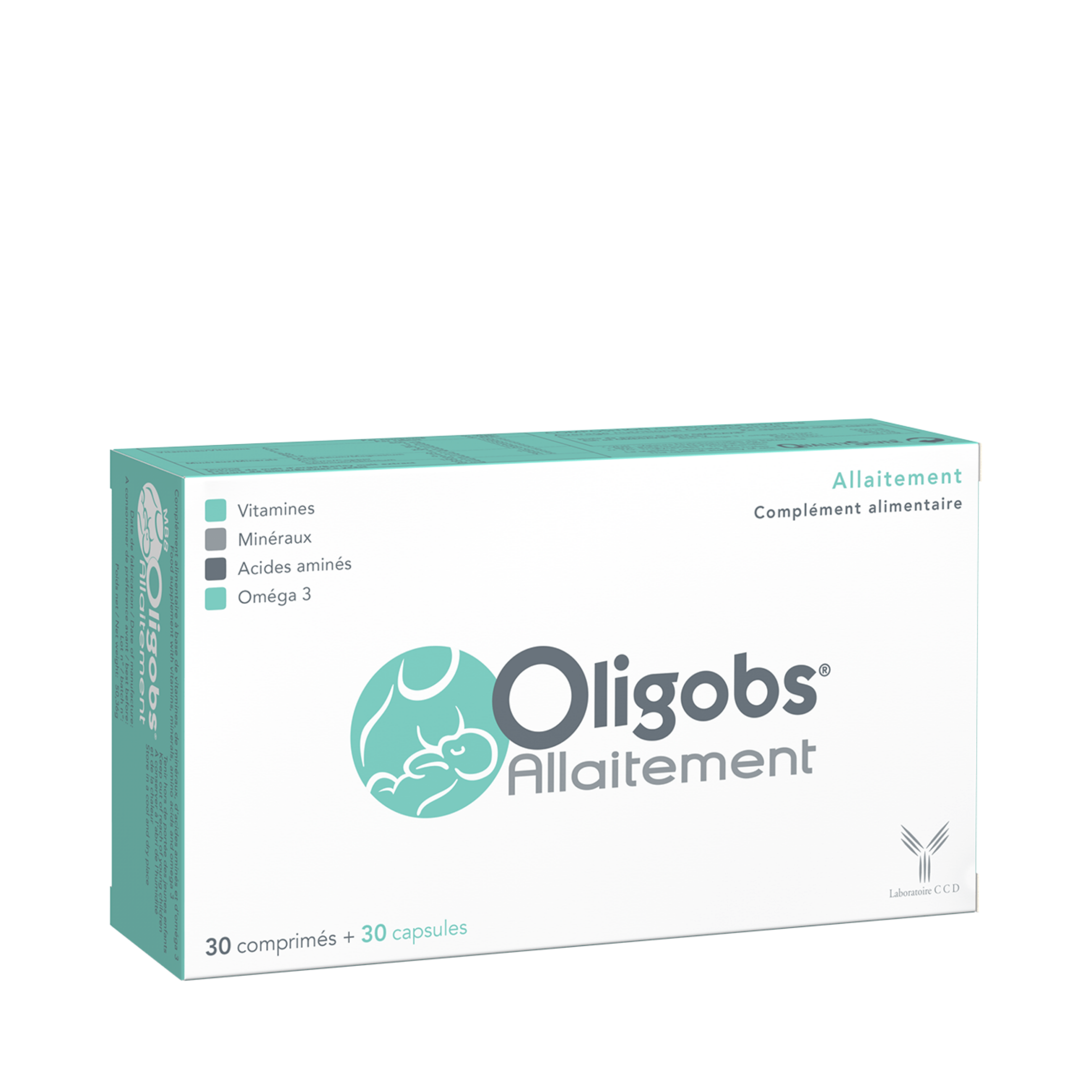 buy online Oligobs Allaitement Cap 30+Tab 30 1  Qatar Doha