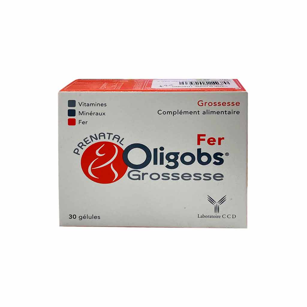 Oligobs Grossesse Fer Cap 30.s product available at family pharmacy online buy now at qatar doha