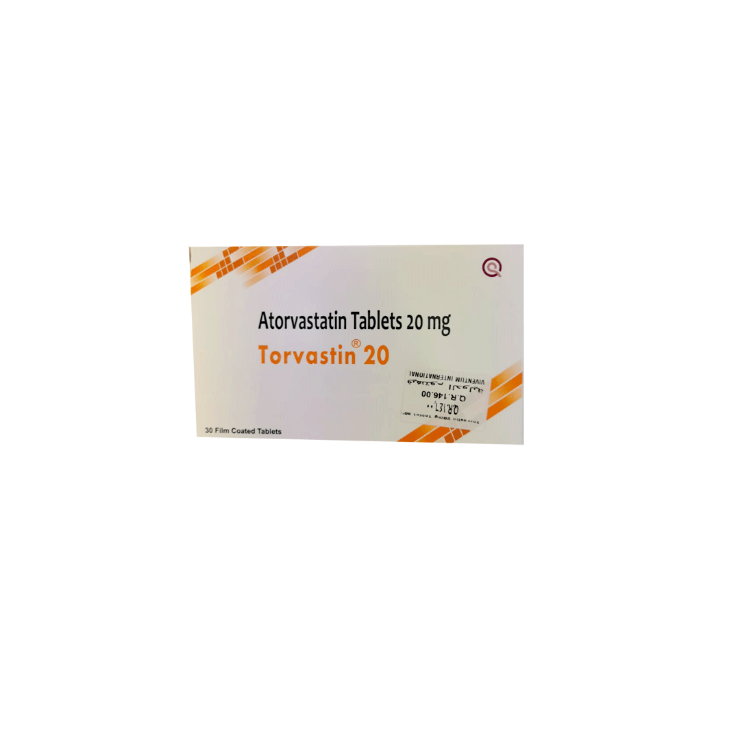 buy online Torvastin 20 Mg Tablet 30'S   Qatar Doha