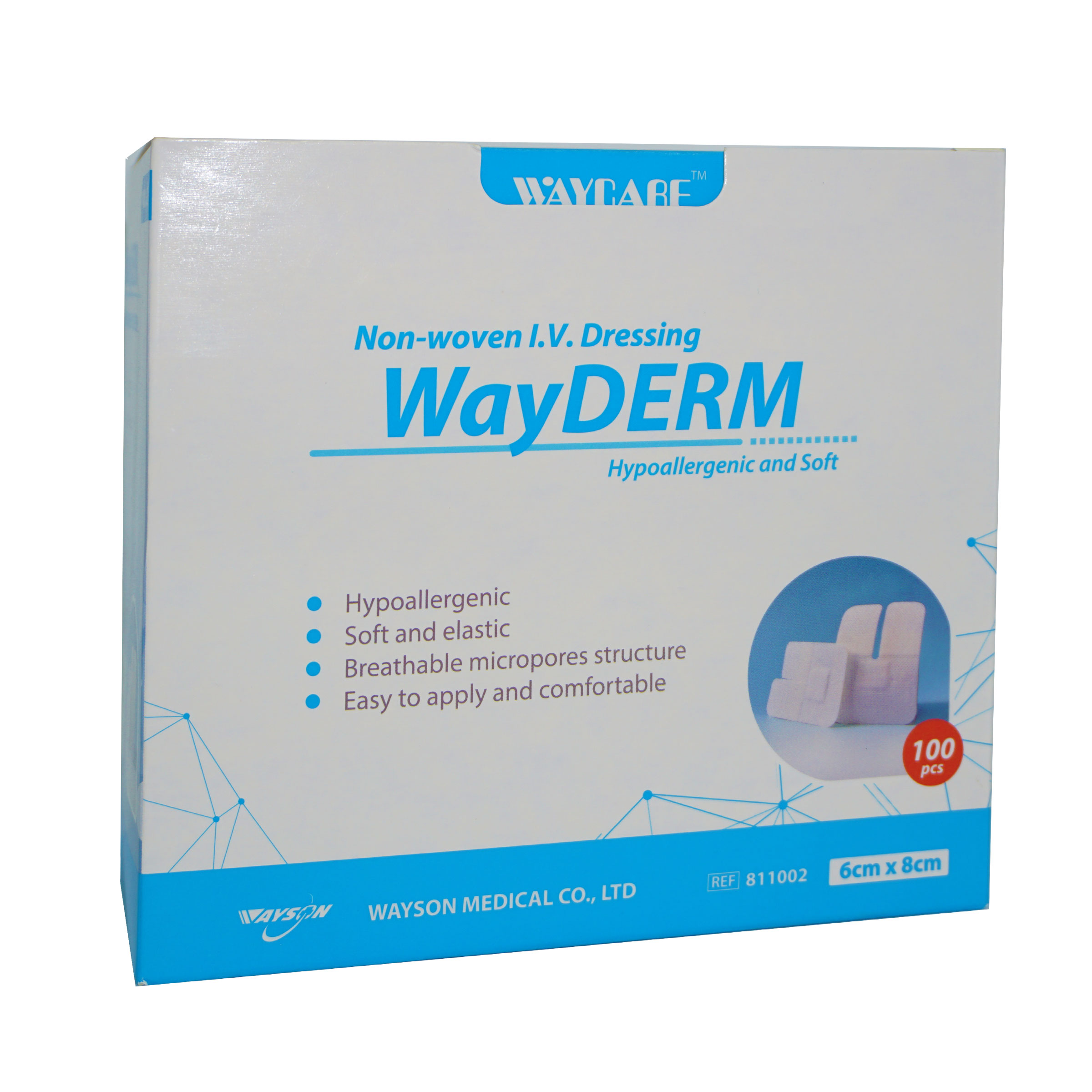 buy online 	Iv Dressing Sterile - Waycare 6 X 8 Cm - 100.s #811012  Qatar Doha