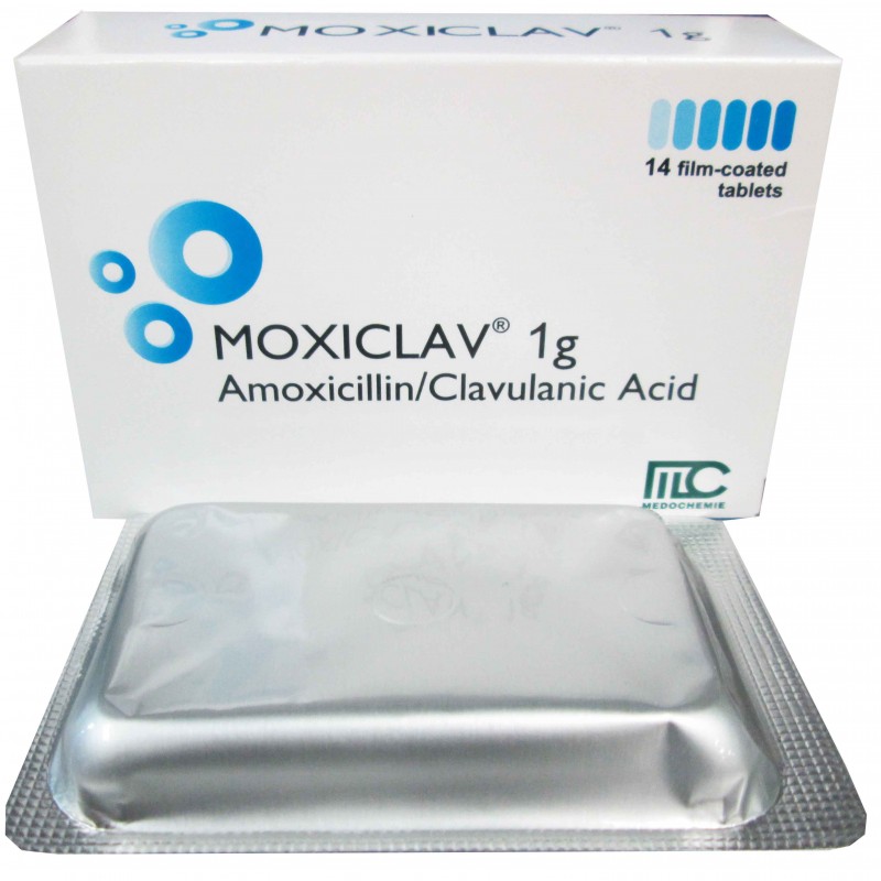 Moxiclav 1 Gm Tablet 14.s product available at family pharmacy online buy now at qatar doha