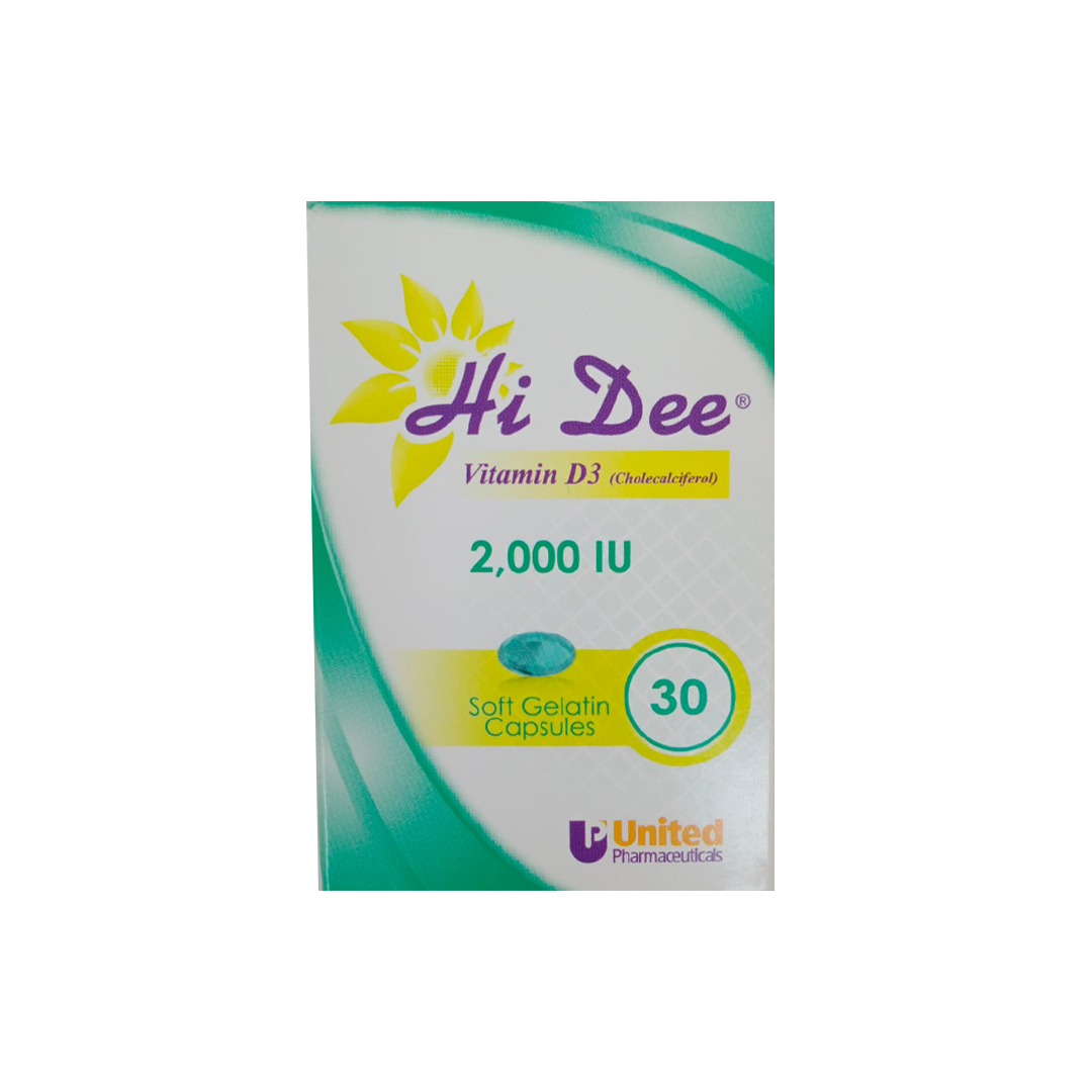 buy online Hi Dee 2000Iu Capsule 30'S   Qatar Doha