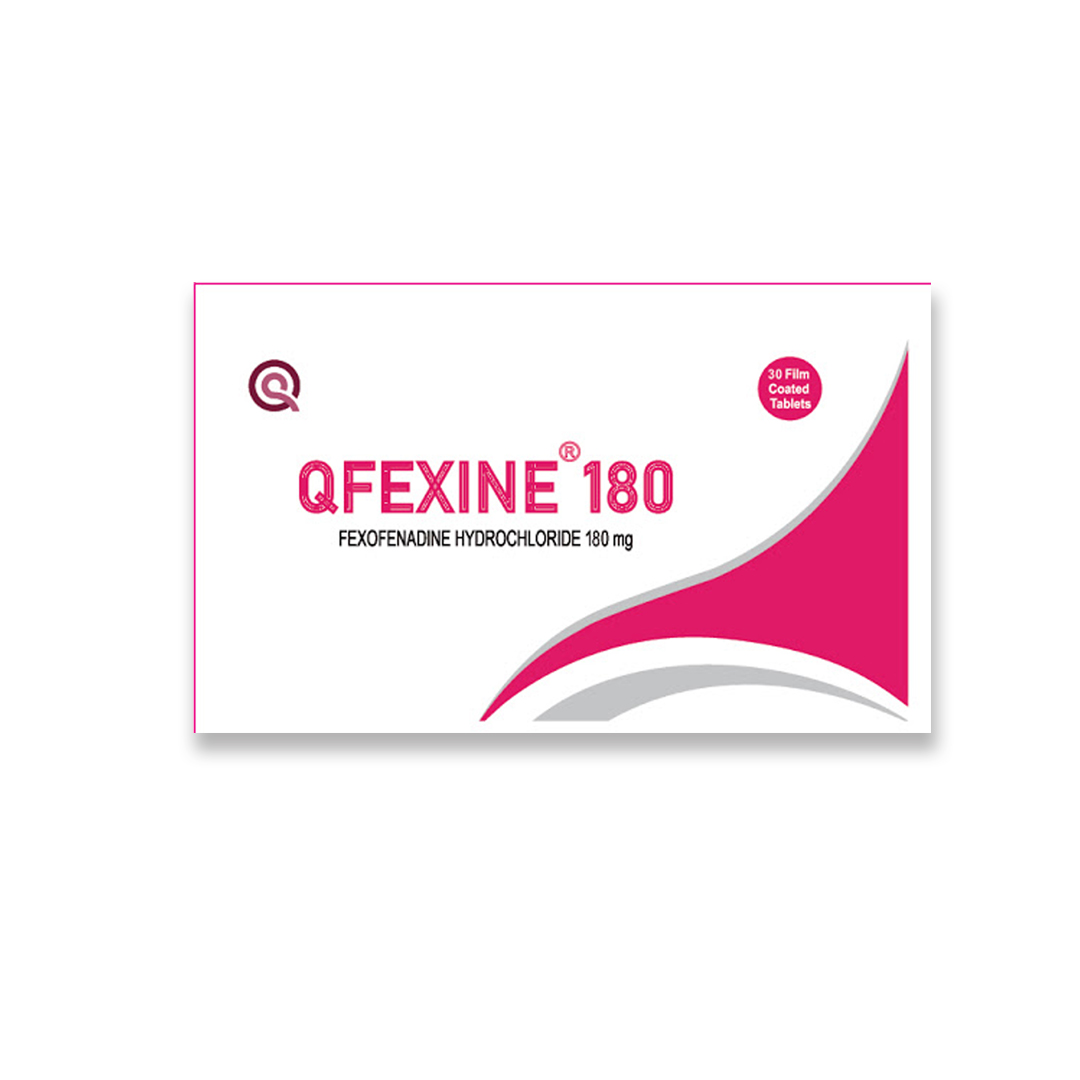 buy online Qfexine 180 Mg Filmcoated Tablet 30'S   Qatar Doha