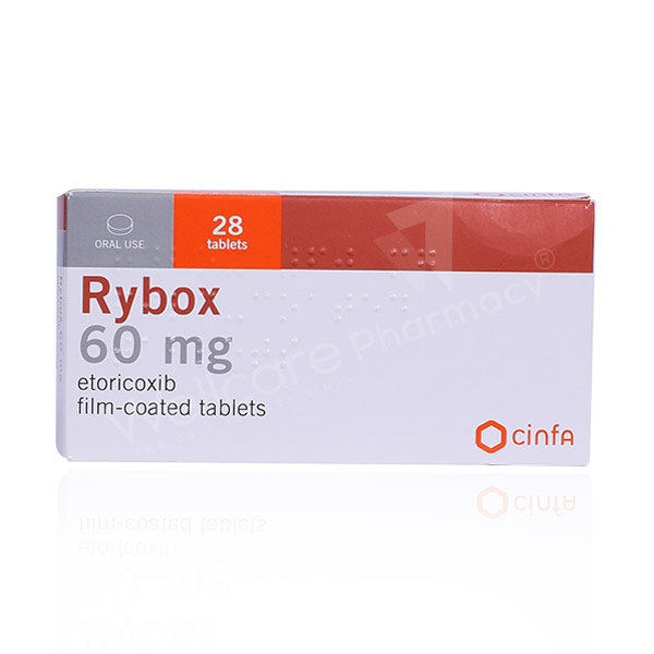 buy online Rybox 60 Mg Capsule 28'S   Qatar Doha