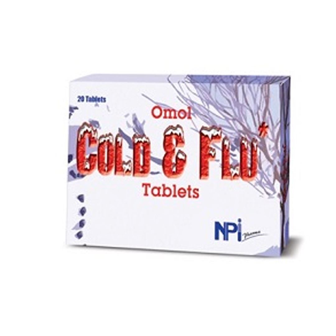 buy online Omol Cold & Flu Tablet 20'S   Qatar Doha