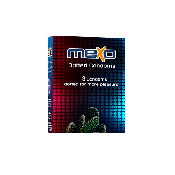 buy online Mexo Condoms 3'S Dotted  Qatar Doha