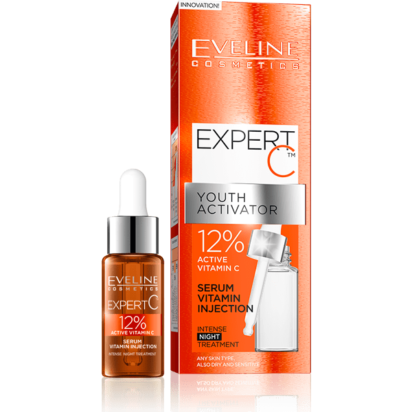 Eveline Aexpert C Youth Act Ser Vit Inj Night 18ml product available at family pharmacy online buy now at qatar doha