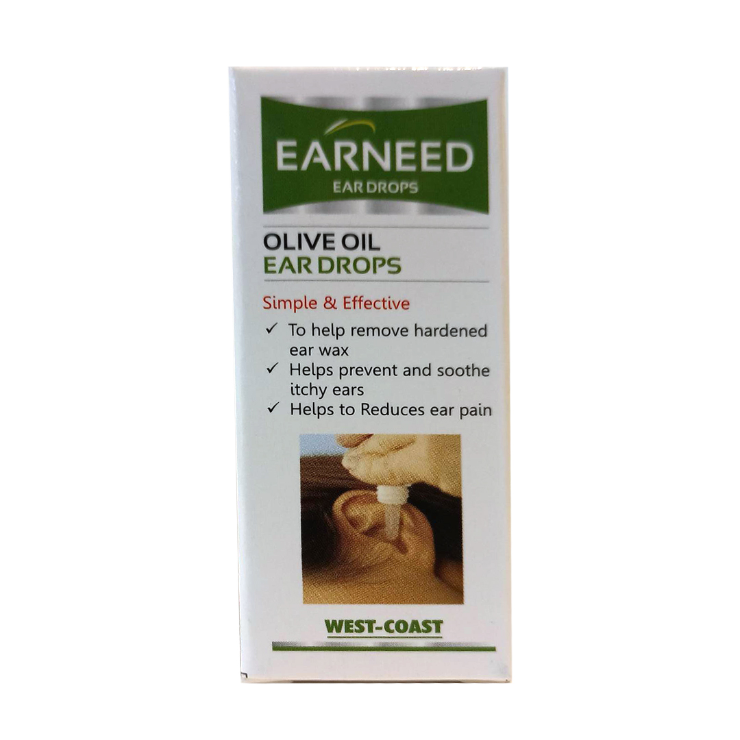 buy online Earneed Olive Oil Ear Drops   Qatar Doha