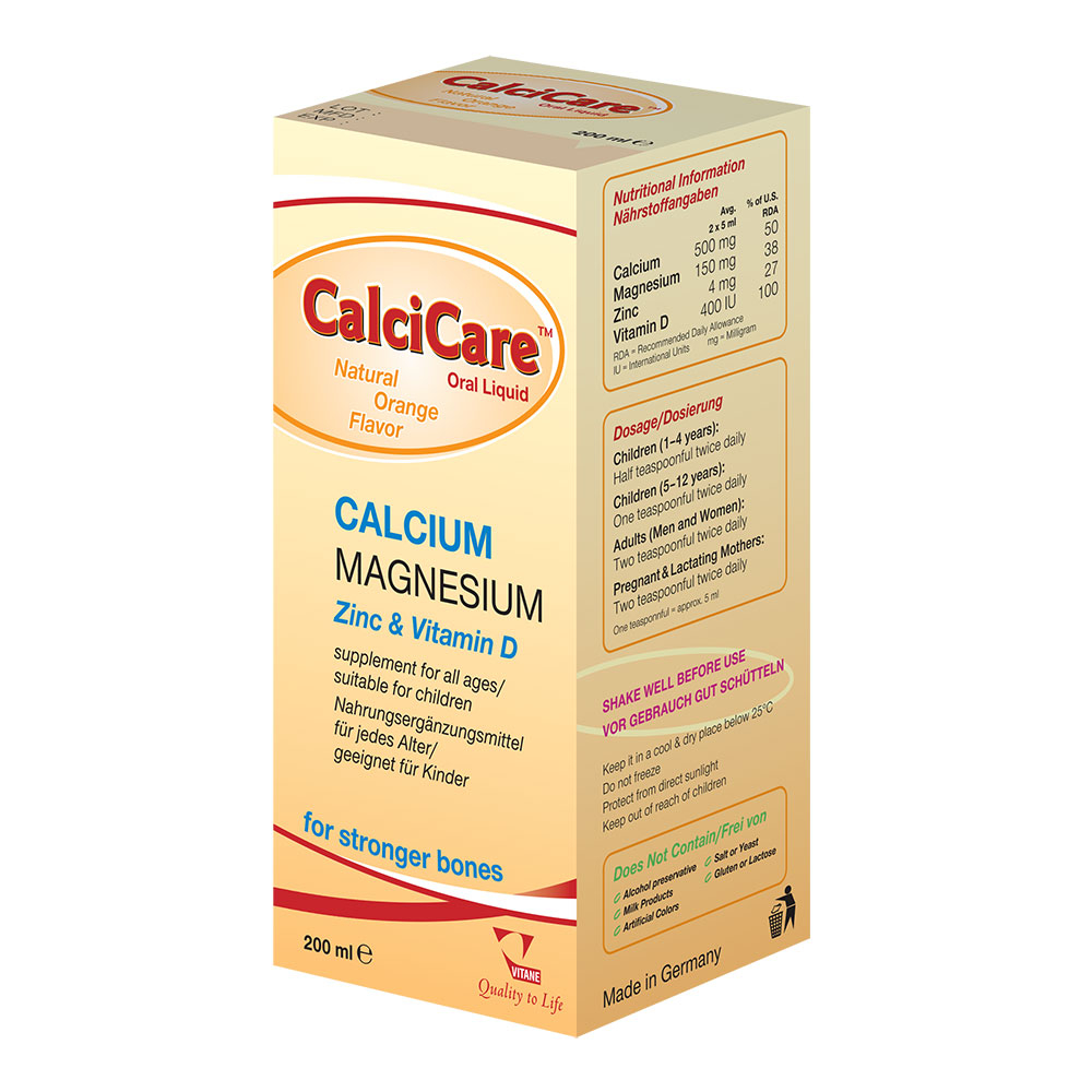 buy online Calcicare Liquid 200Ml   Qatar Doha