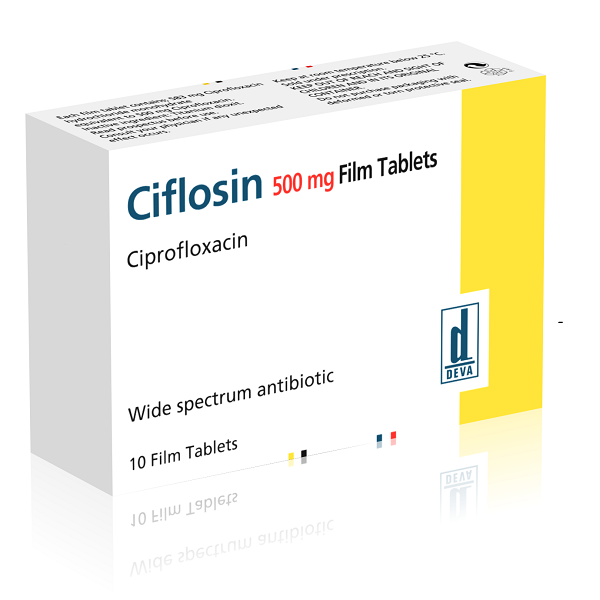 buy online Ciflosin 500 Mg Fc Tab 10'S   Qatar Doha