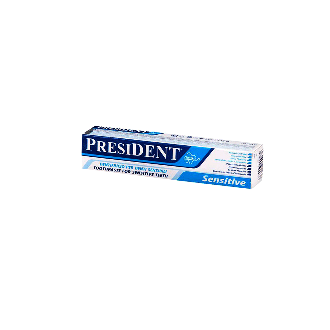 President Sensitive Toothpaste 75Ml product available at family pharmacy online buy now at qatar doha