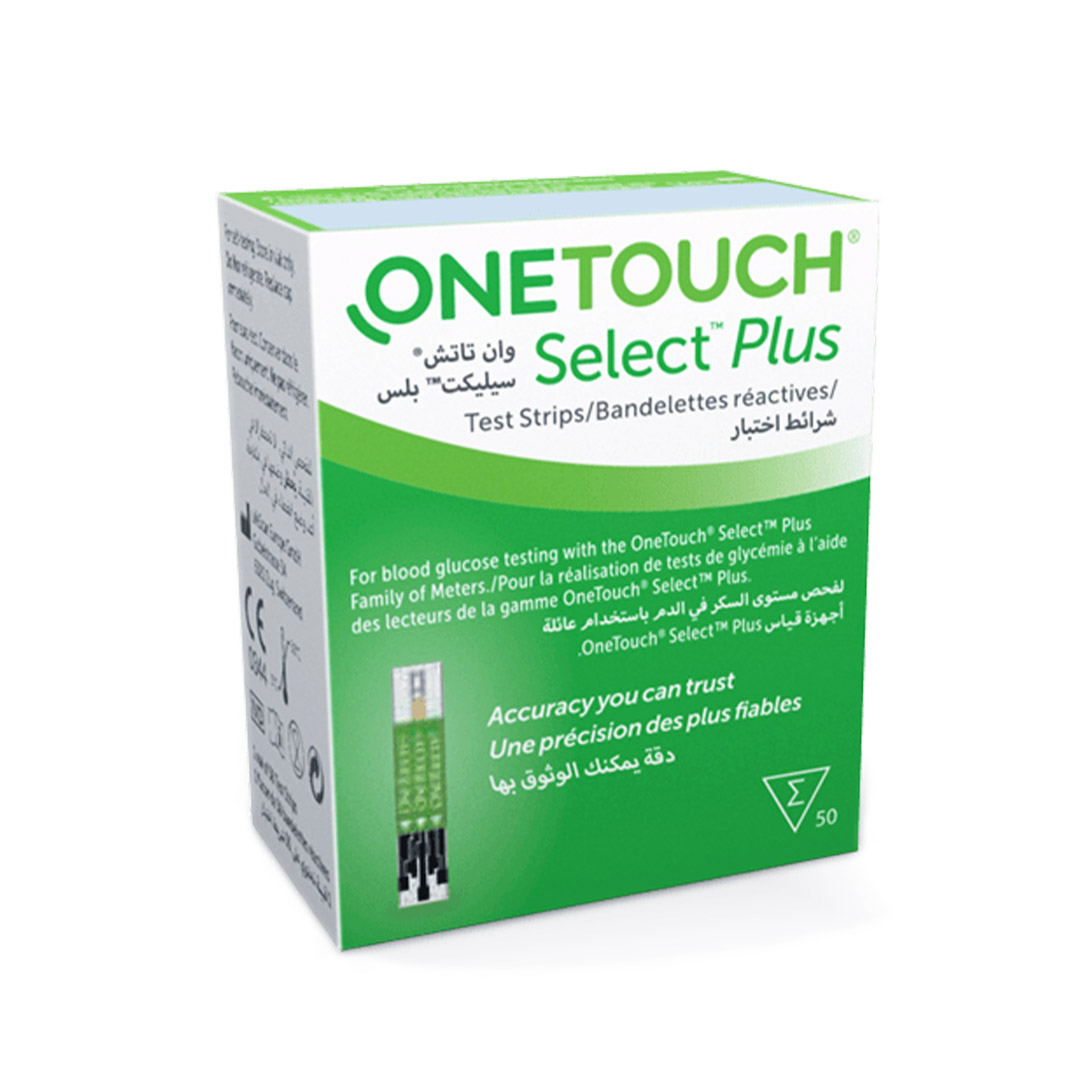 One Touch Select Plus Strips product available at family pharmacy online buy now at qatar doha