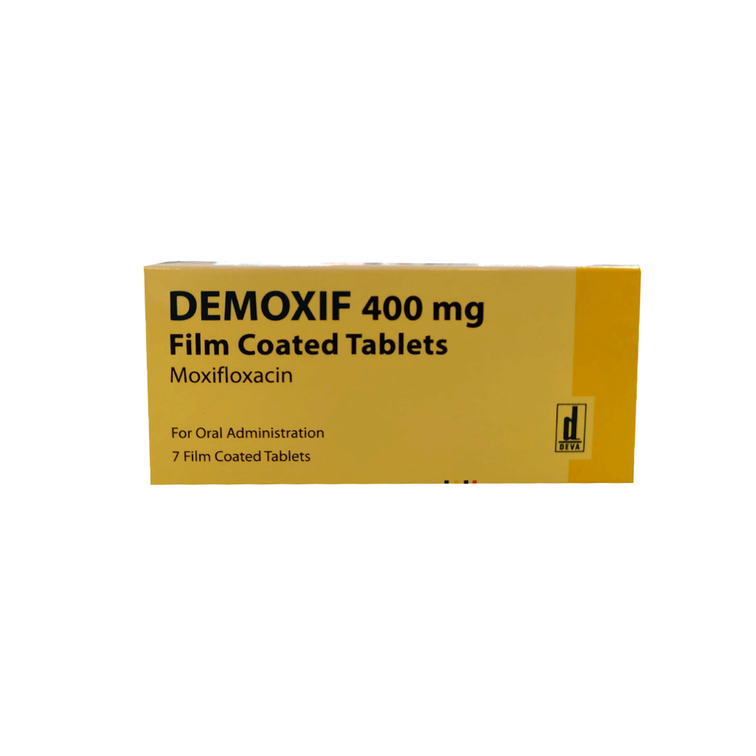 Demoxif 400mg Film Coated Tablets 7.s product available at family pharmacy online buy now at qatar doha