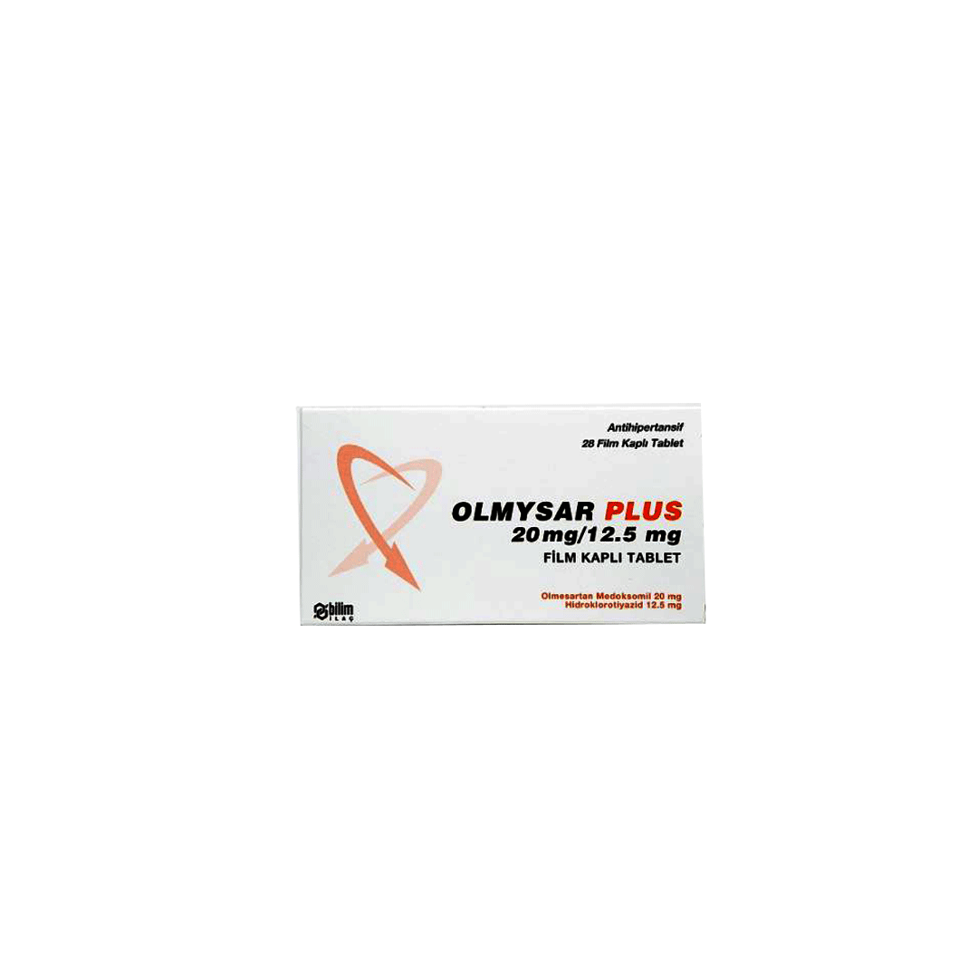 buy online Olmysar Plus 20/12.5 Mg Film Coated Tablets 28's   Qatar Doha