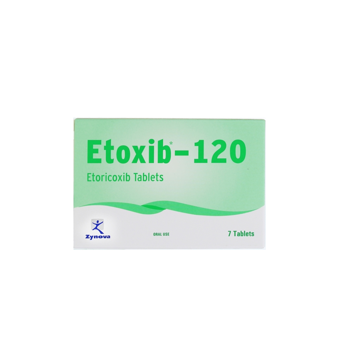 buy online Etoxib 120Mg Film Coated Tablets 7'S   Qatar Doha