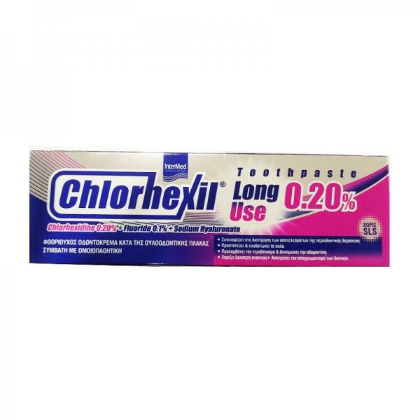Chlorhexil Long Use Toothpaste 0.20 product available at family pharmacy online buy now at qatar doha
