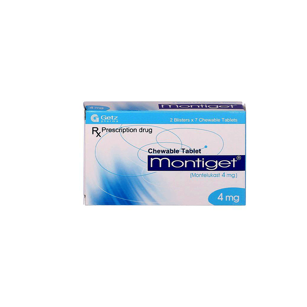 buy online Montiget 4Mg Chewable Tablets 14.S 14  Qatar Doha