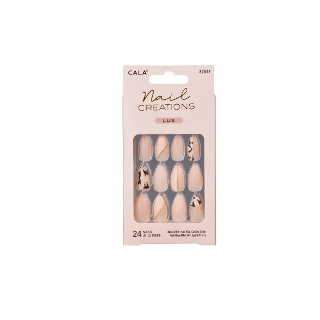 Cala Nail Creations Lux Stiletto Cheetah 24pc Nail Kit product available at family pharmacy online buy now at qatar doha