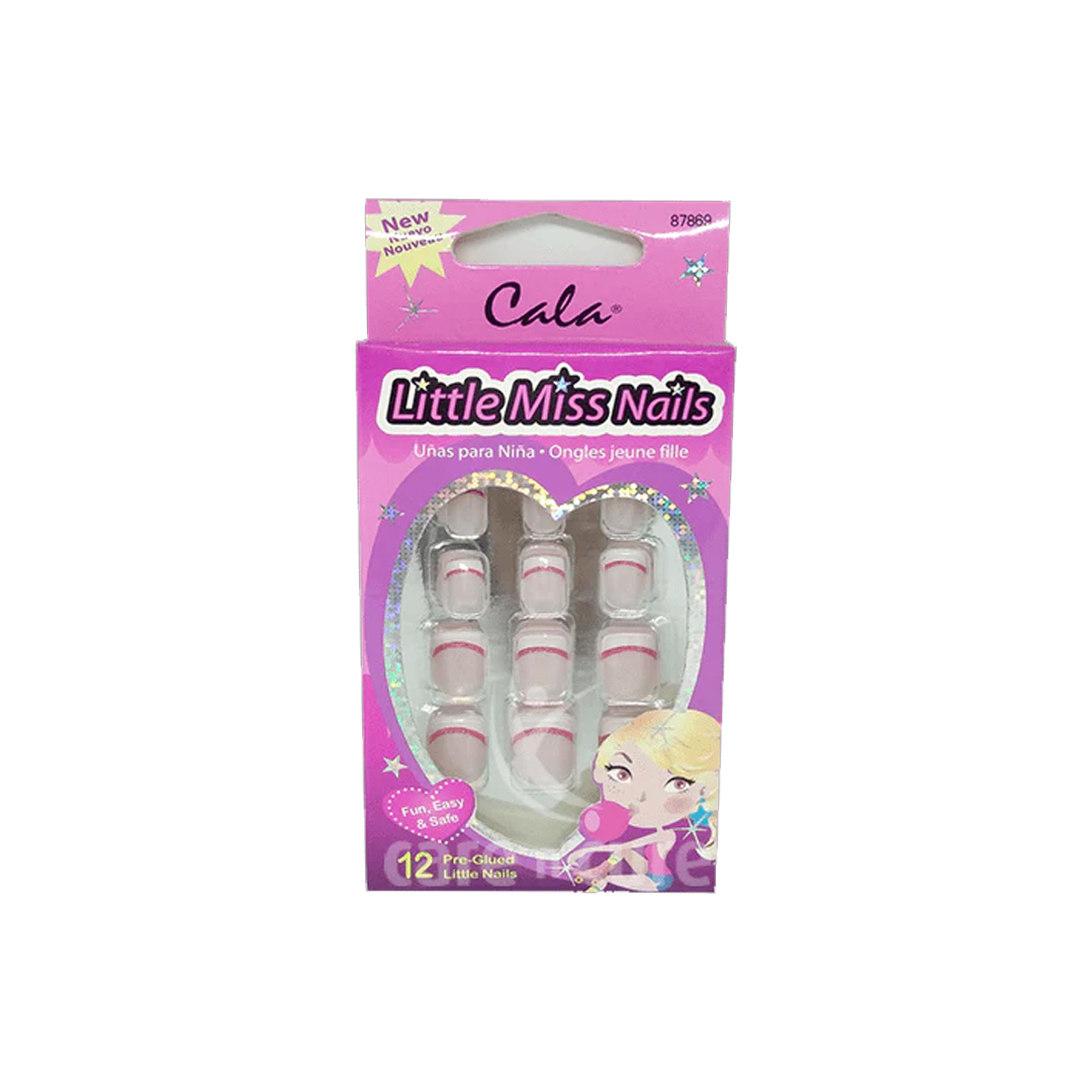 buy online Cala Little Miss Nails Pre Glued 12's   Qatar Doha