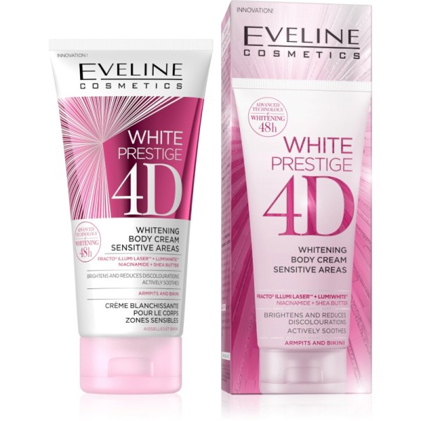 buy online Eveline White Prestige 4D White Body Cream 100Ml 1  Qatar Doha