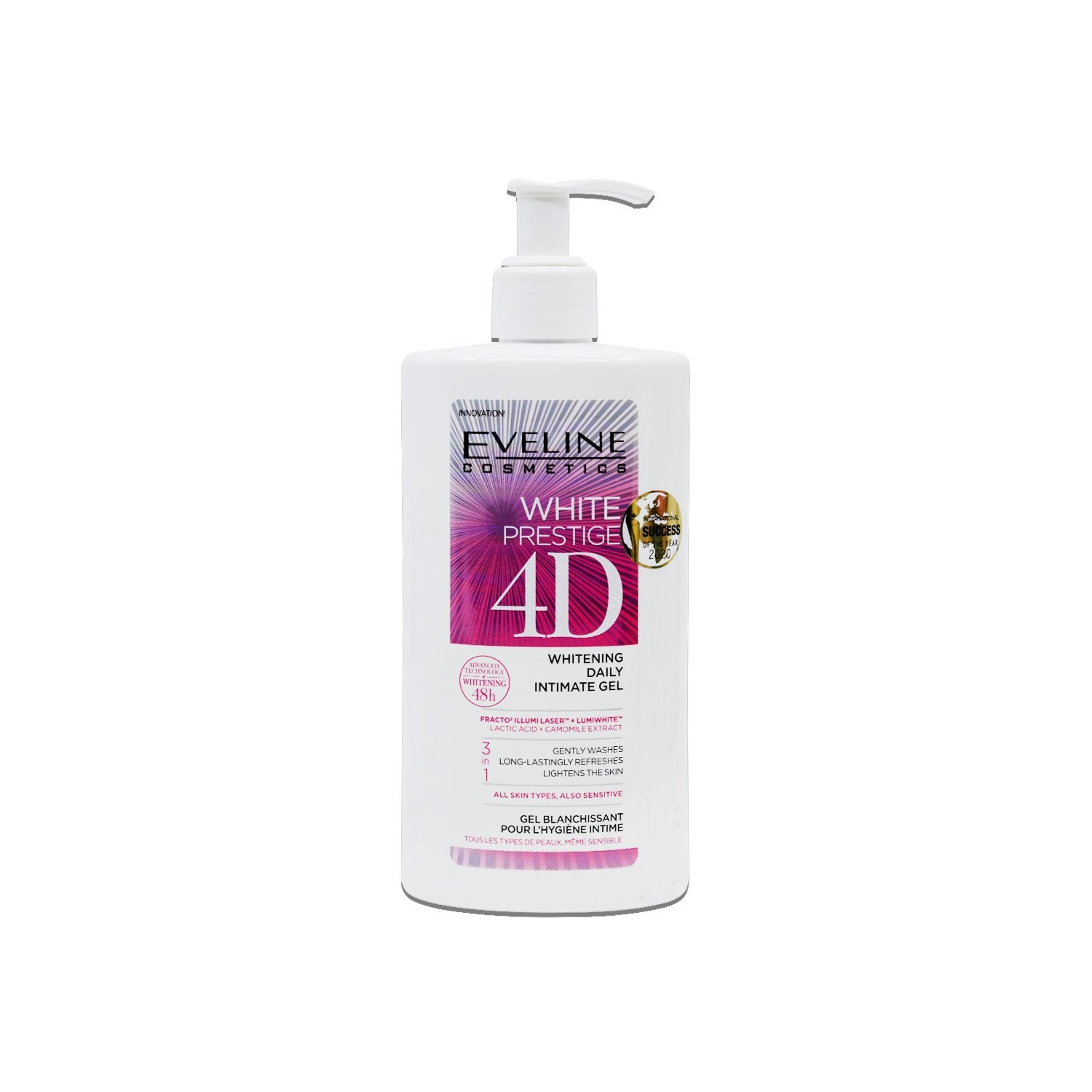 EVELINE WHITE PRESTIGE 4D DAILY INTIMATE 250ML product available at family pharmacy online buy now at qatar doha
