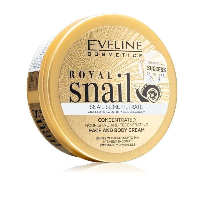 buy online Eveline Royal Snail Concent Fane And Body Cream 200ml   Qatar Doha