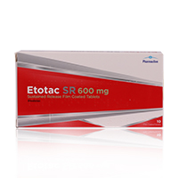 buy online Etotac Sr 600 Mg Tab 10'S 1  Qatar Doha