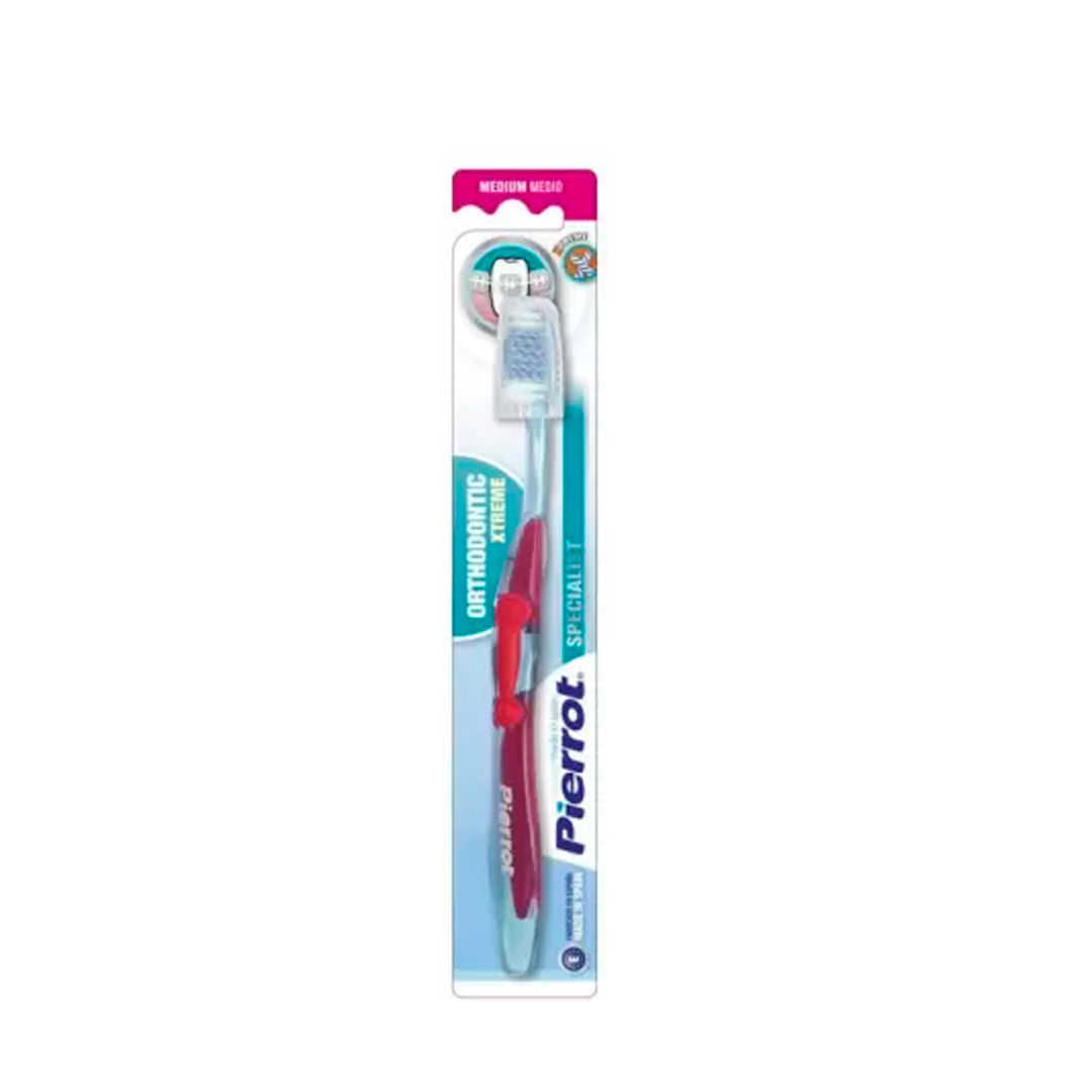 PIEROT ORTHODONTIC XTREME TOOTHBRUSH (MED) product available at family pharmacy online buy now at qatar doha