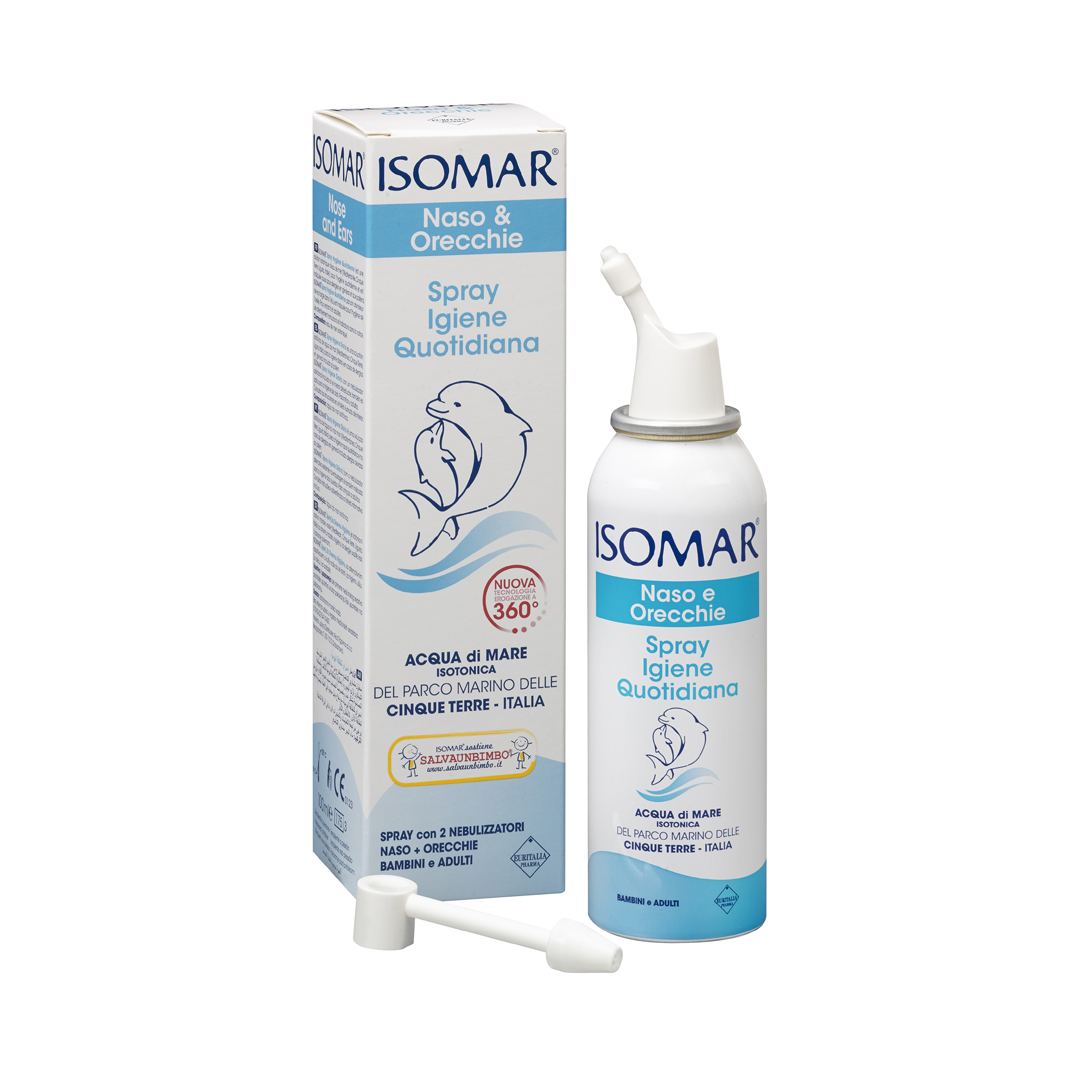 buy online Isomar Nose Decongestant Spray With Hyaluronic Acid 100Ml 1  Qatar Doha