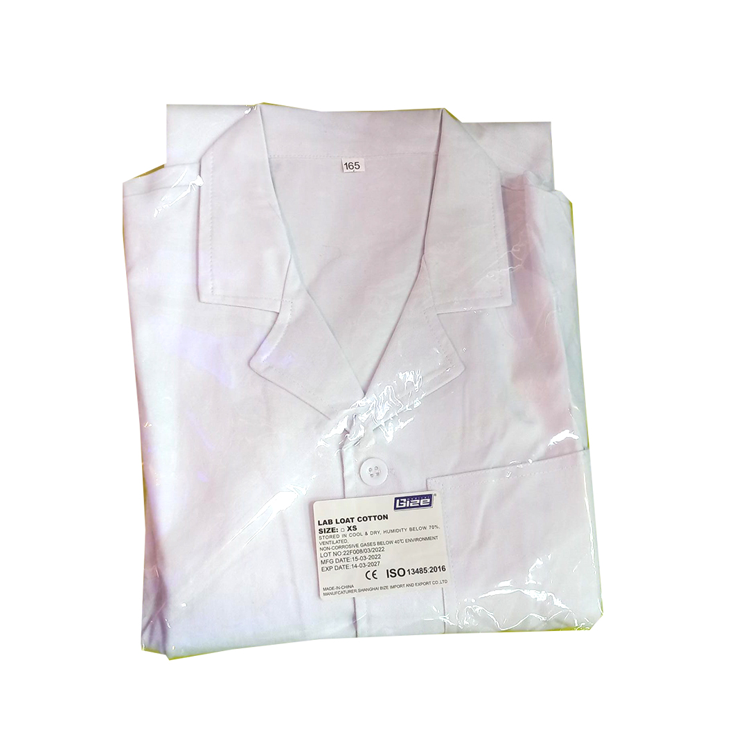Lab Coat Cotton - Size (Xs)- (Mx- Lrd) Available at Online Family Pharmacy Qatar Doha